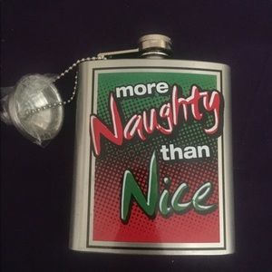 Naughty or Nice Flask